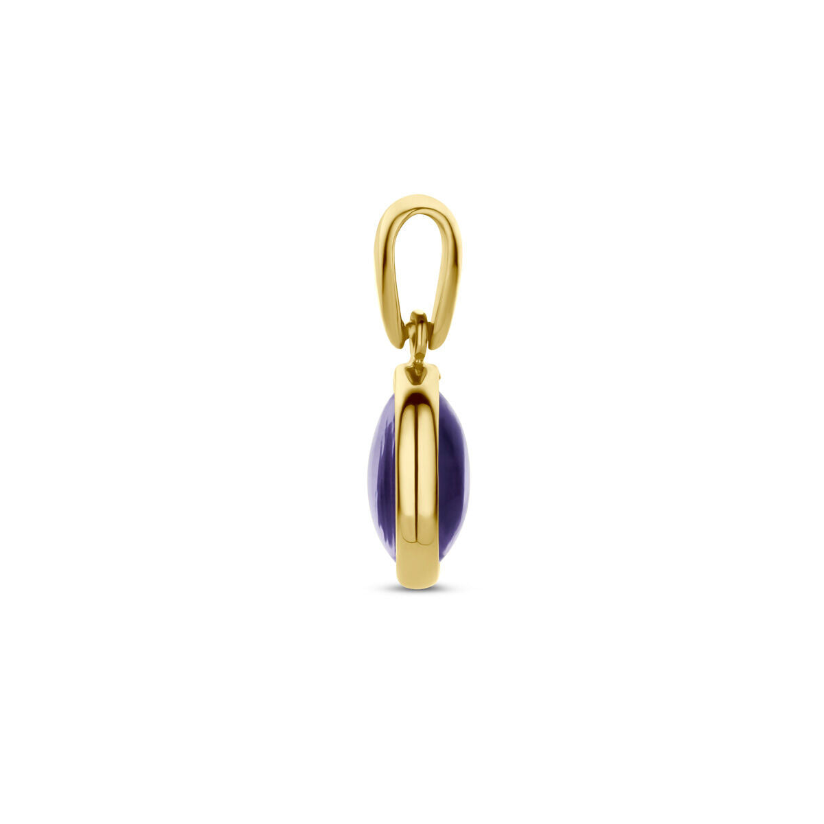 colgante de amatista 14K oro amarillo