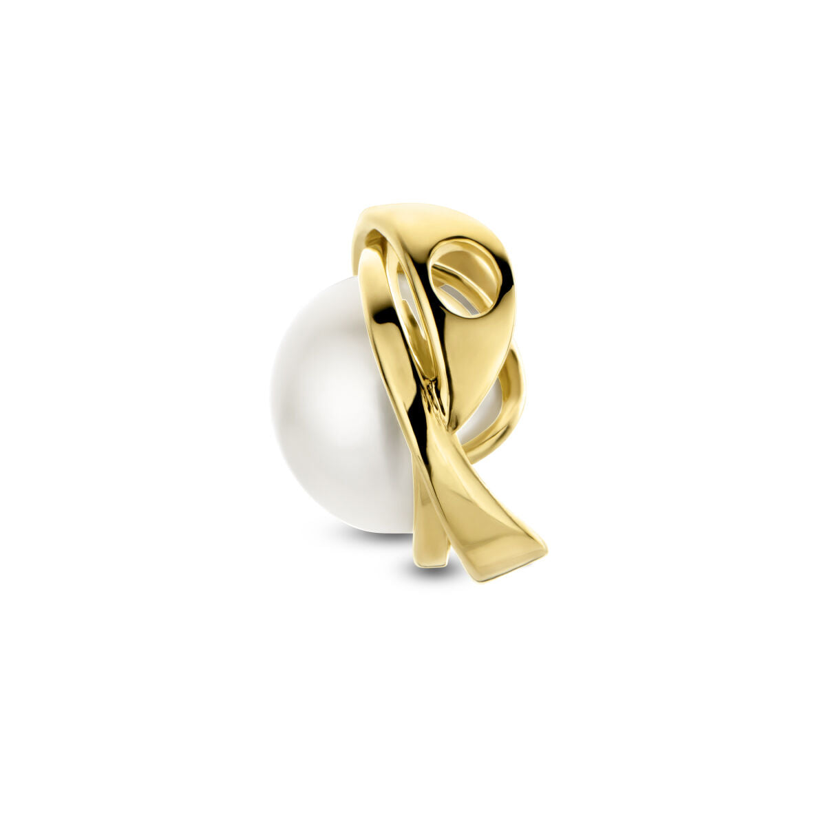 colgante perla 14K oro amarillo