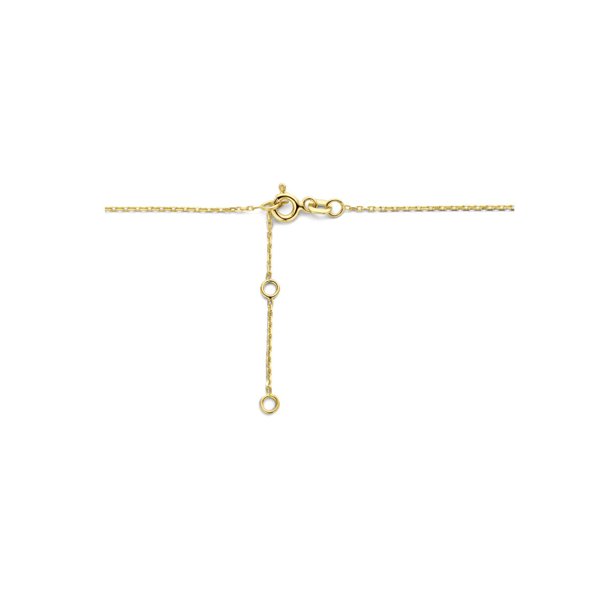Collar de mujer oro cruz 14K