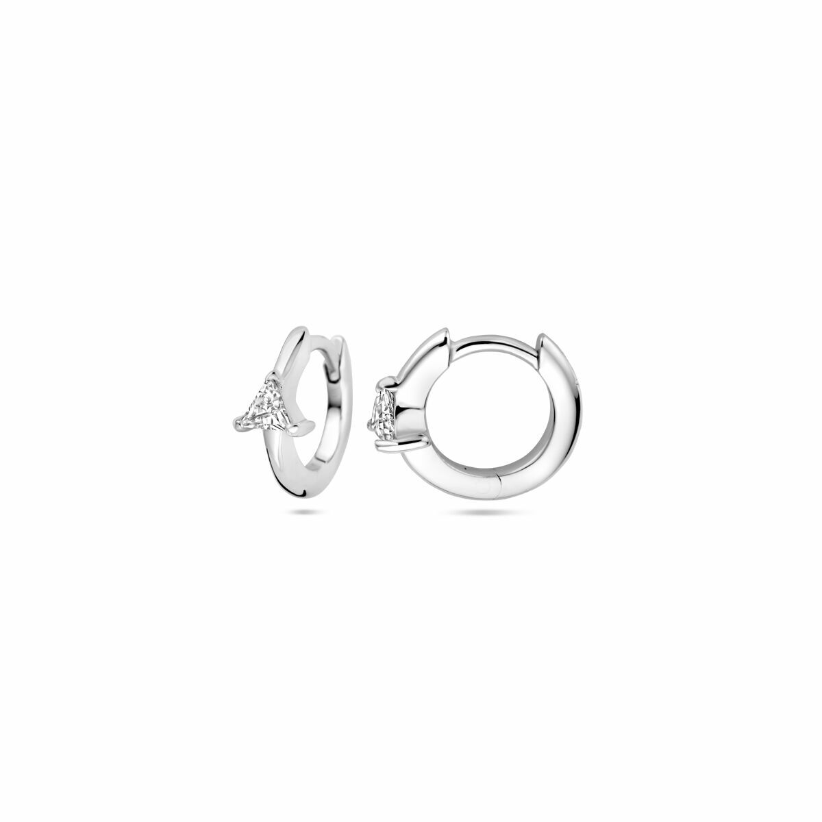 aros de zirconia 10,5 mm plata rodiada