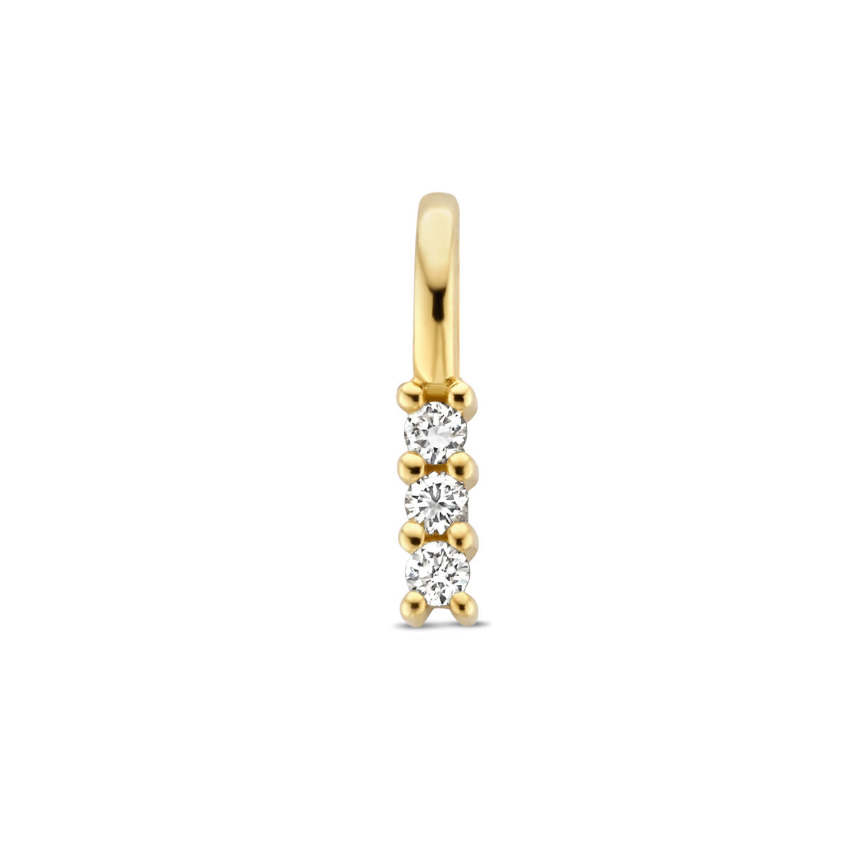 colgante diamante 0.05ct h si oro amarillo 14K