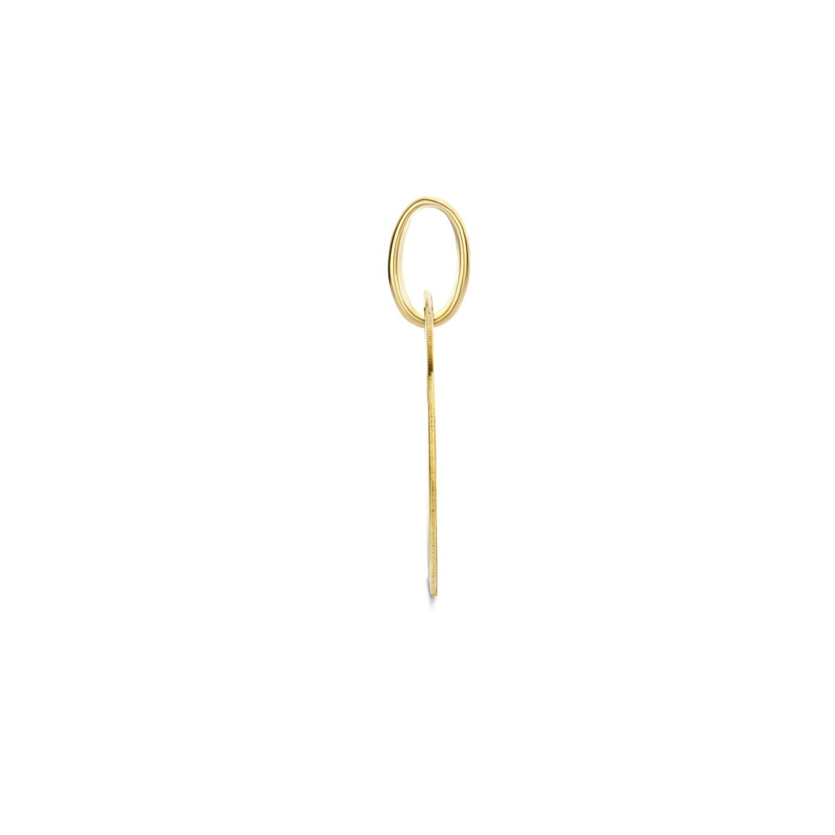 colgante rectangular 14K oro amarillo