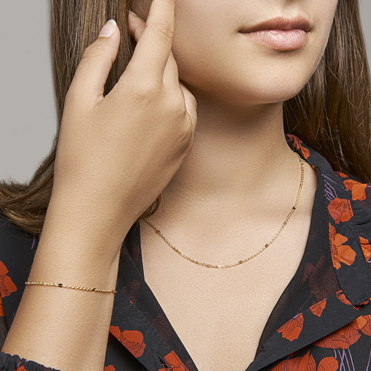 pulsera 1,5 mm 16 - 18 cm 14K oro amarillo