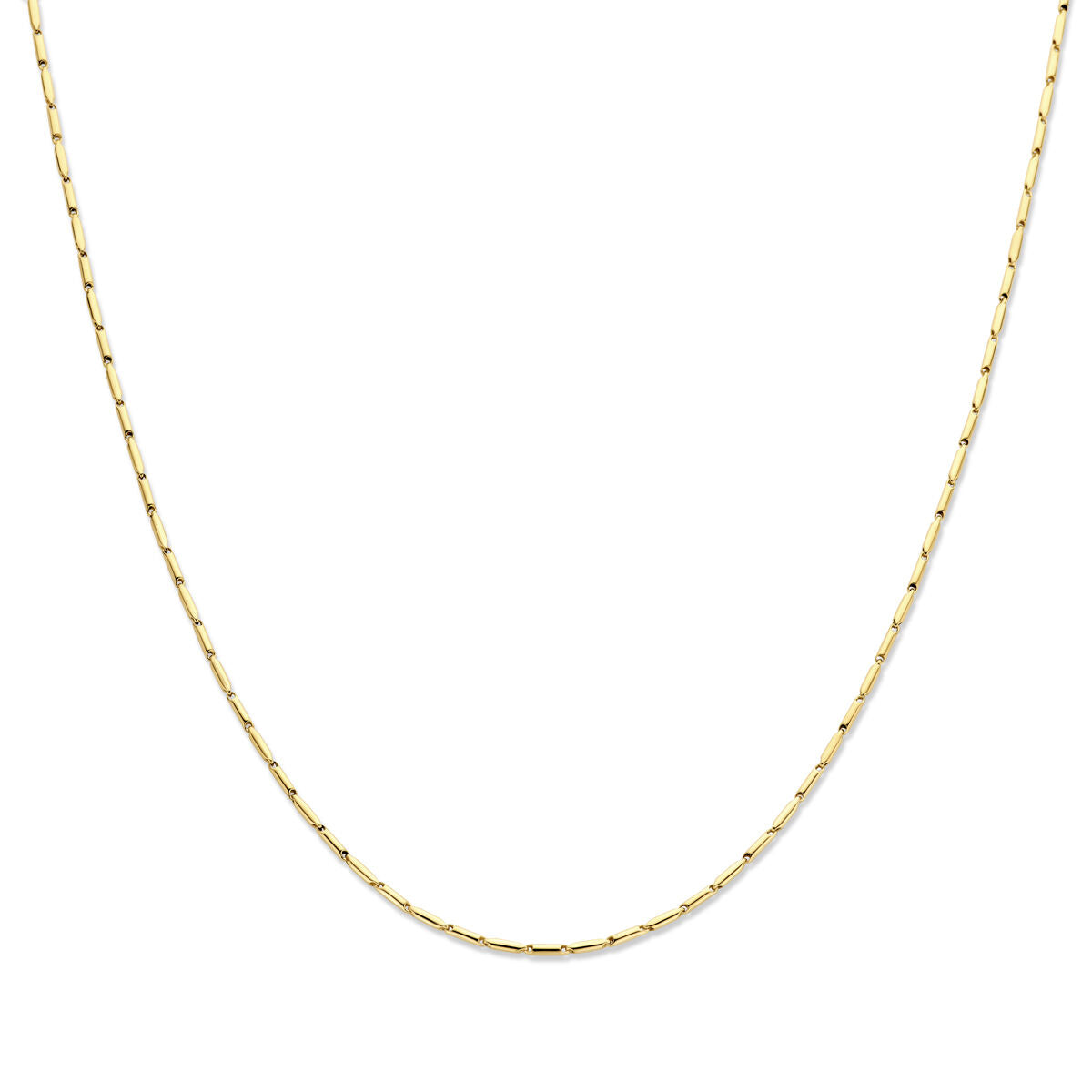 Collar de 1,9 mm de 43 cm en oro amarillo de 14 quilates.