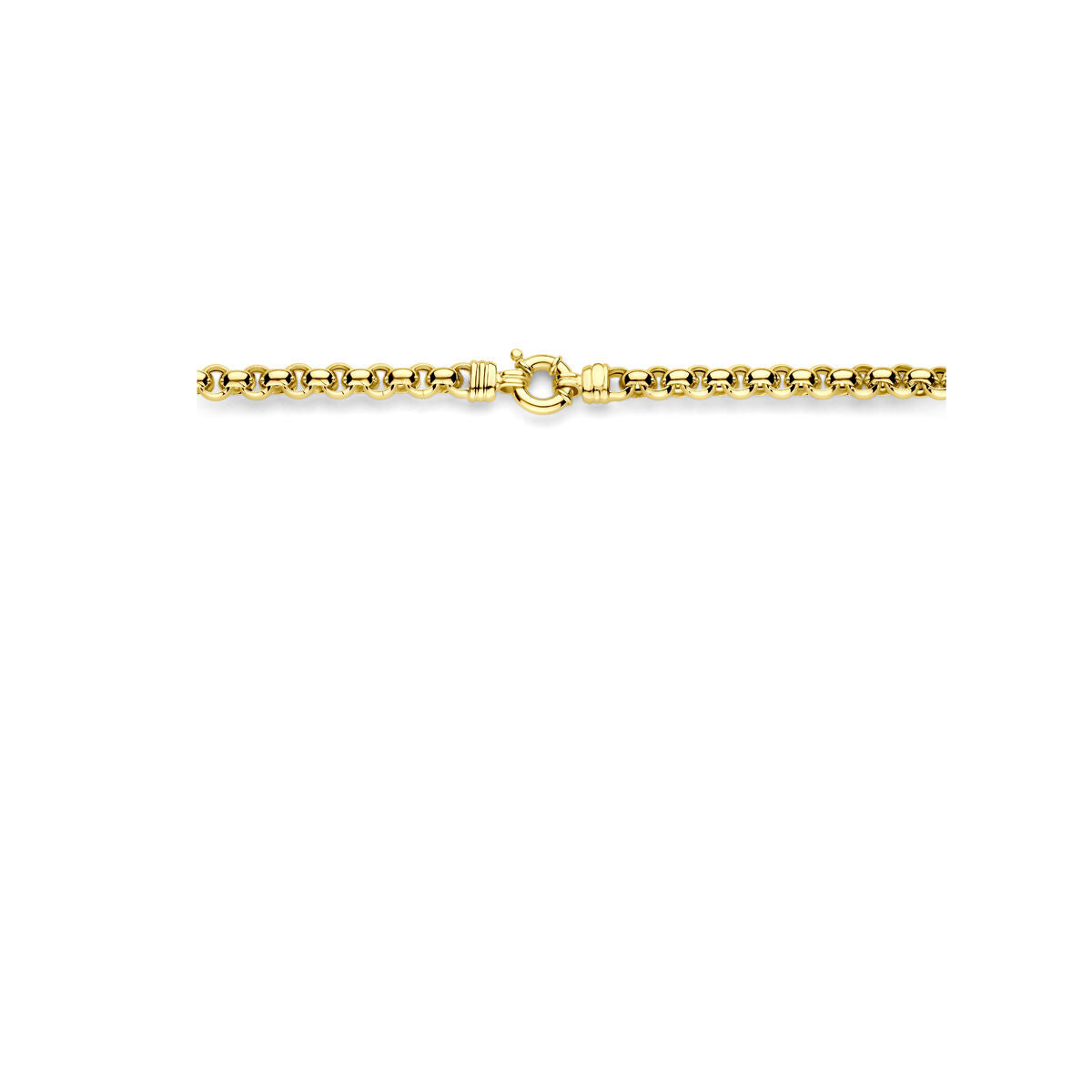 collar jasseron 7 mm 45 cm oro amarillo 14K