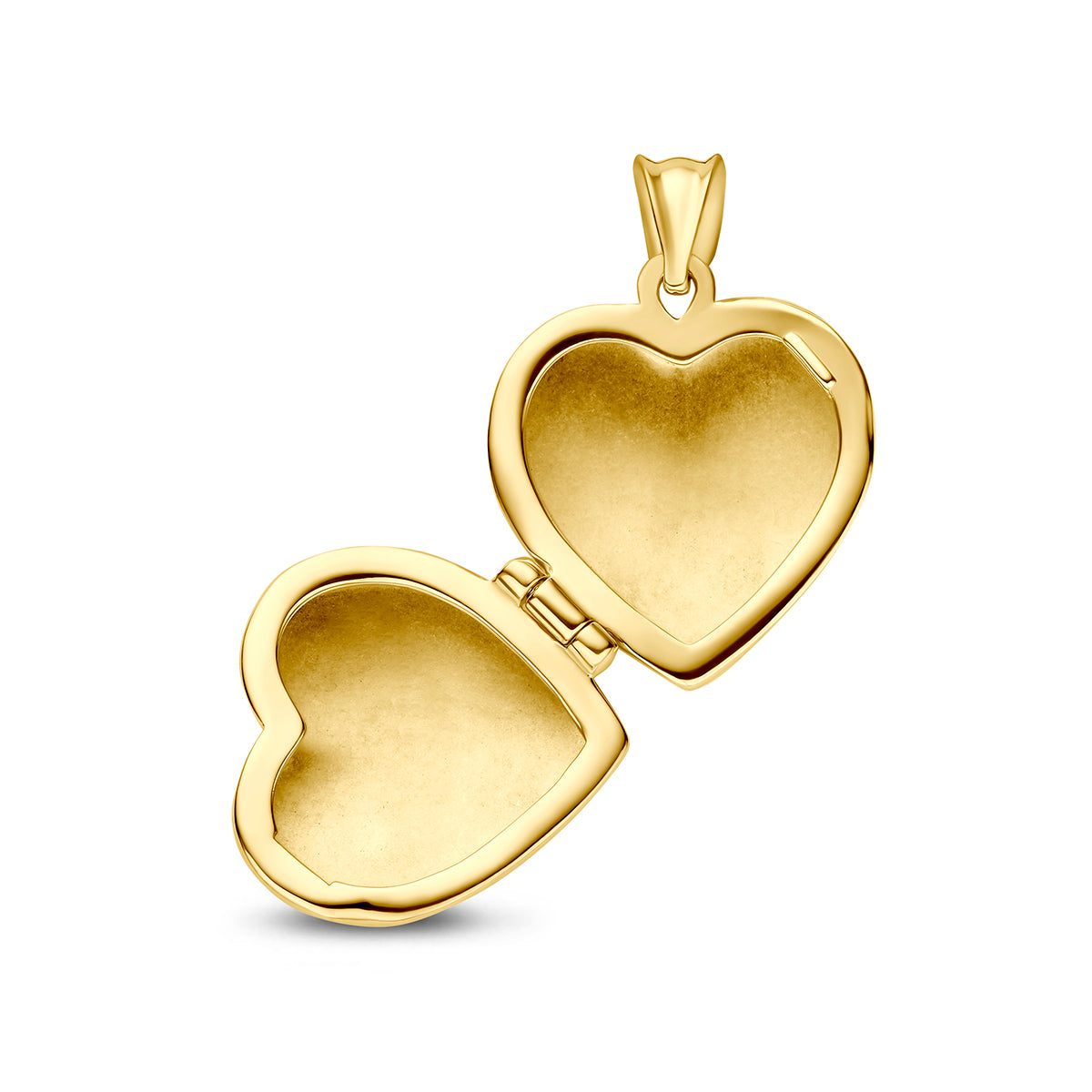 medaillon hartje gravure 14K geelgoud