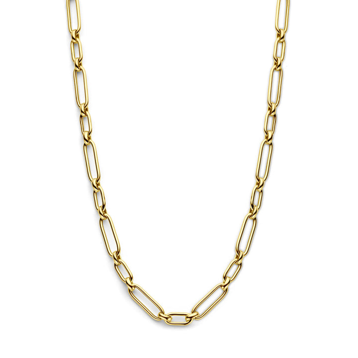 collier 6,0 mm 42 + 3 cm 3 micron zilver verguld (geel)