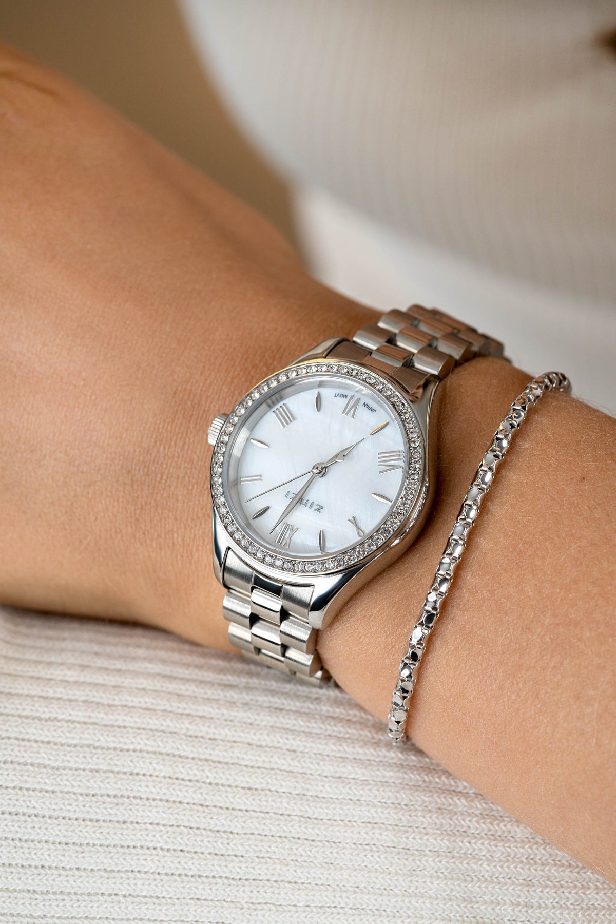 Reloj de mujer color plata acero ZIW2417