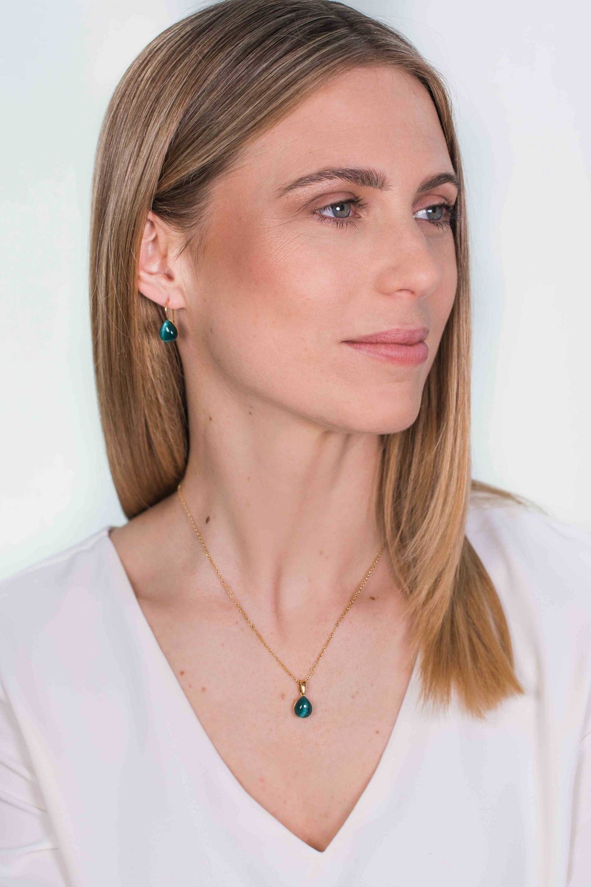 Zinzi Pendientes Chapado en Oro ZIO1934GG