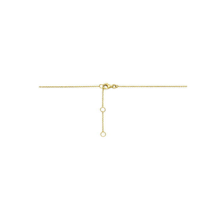 collier parelmoer 41 - 43 - 45 cm 14K geelgoud