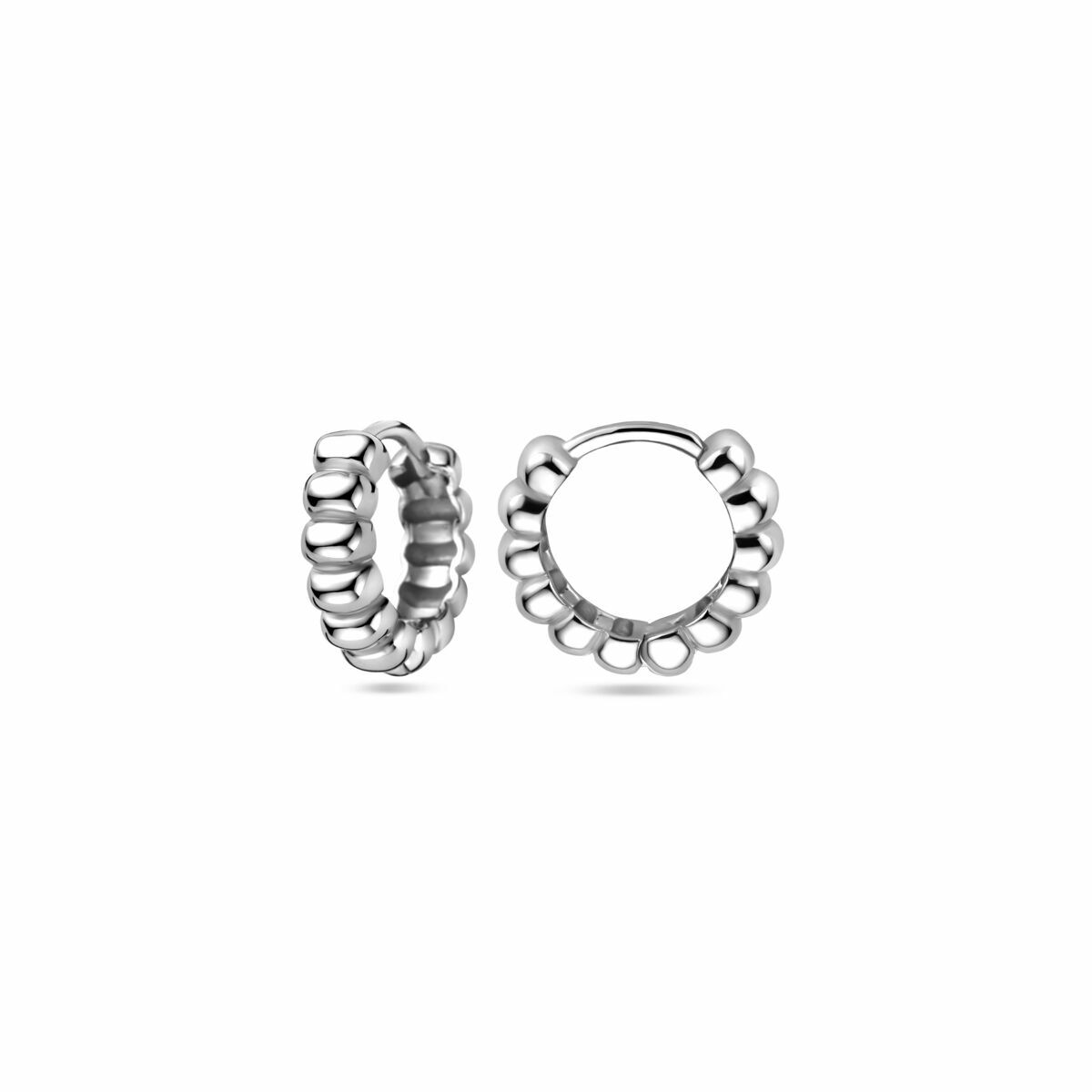 aros 12 mm plata rodiado