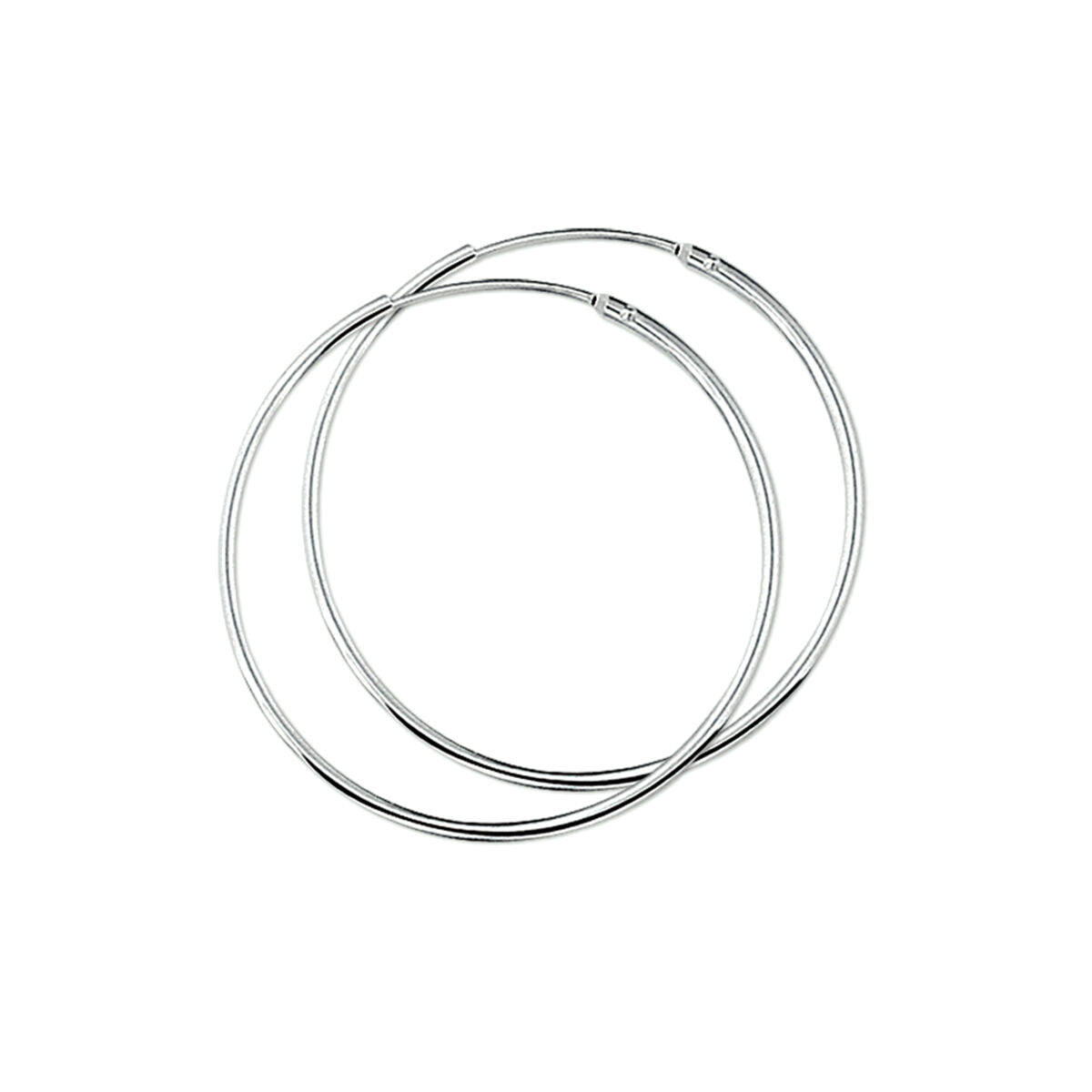 aros 1,5 mm tubo redondo plata blanco