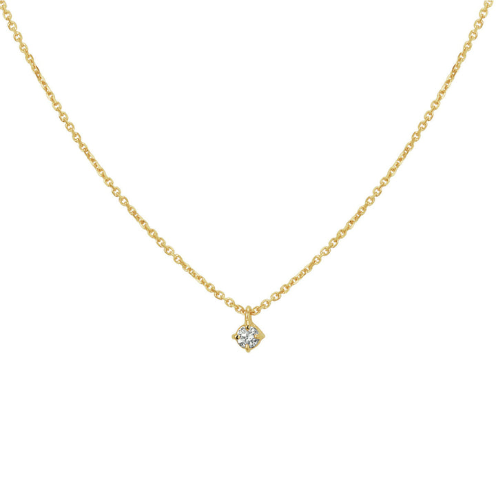 collier diamant 0.10ct h si 41 - 43 - 45 cm 14K geelgoud