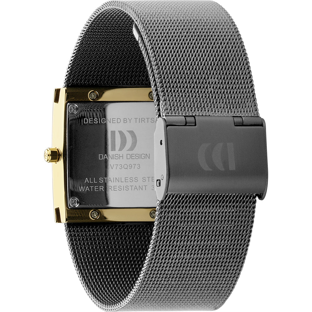 Danish design dames horloge grijze wijzerplaat - IV70Q973
