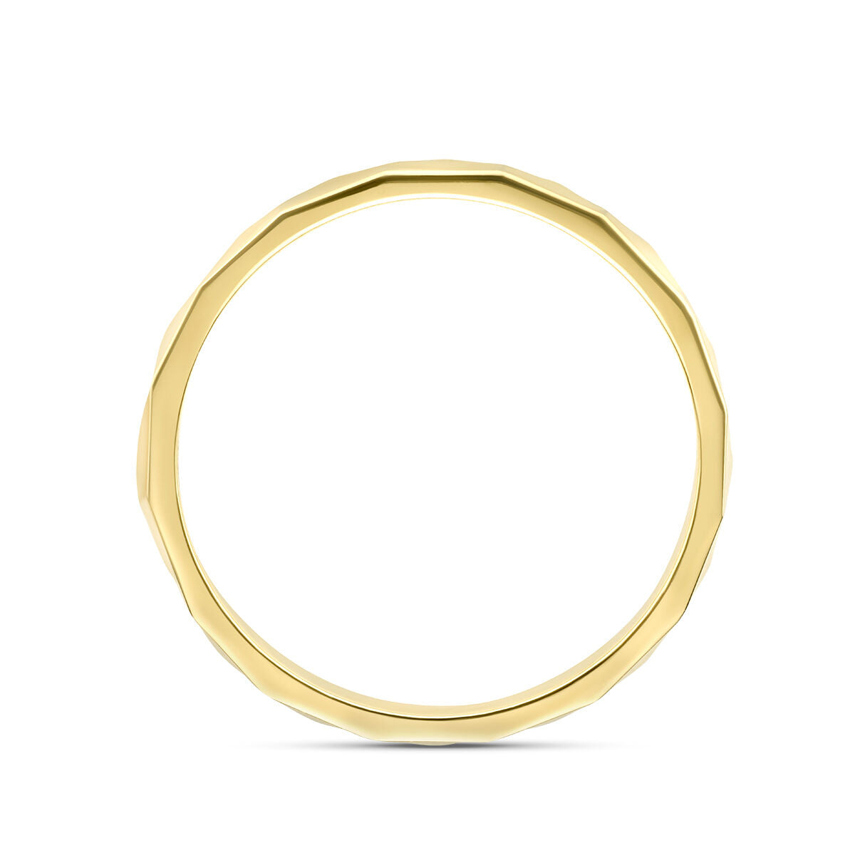 anillo engastado en oro amarillo de 14K