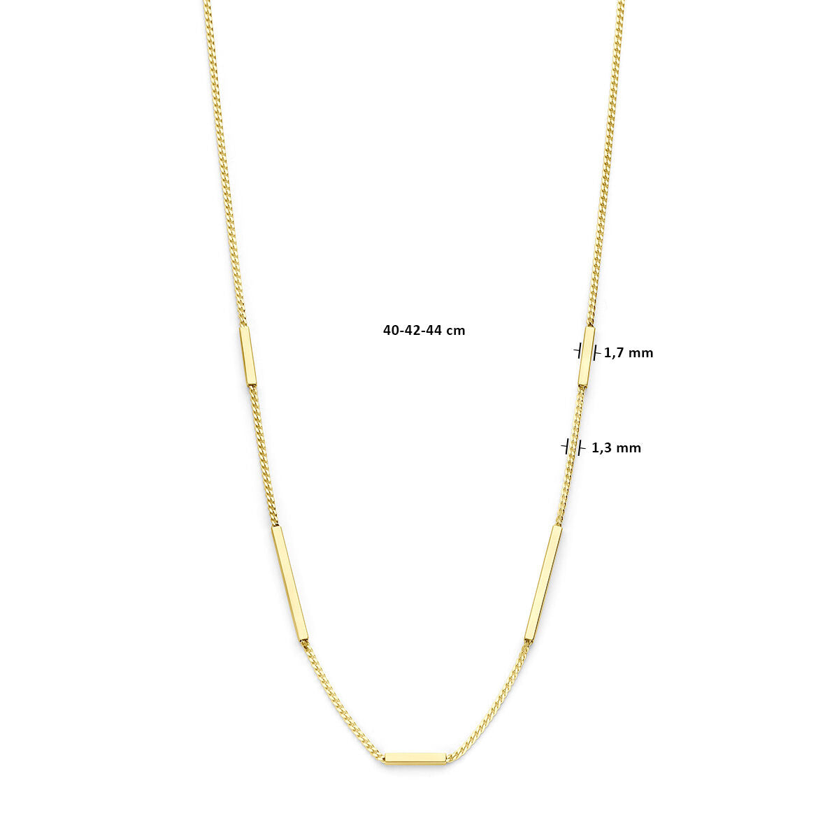 Collar de mujer en oro 14K