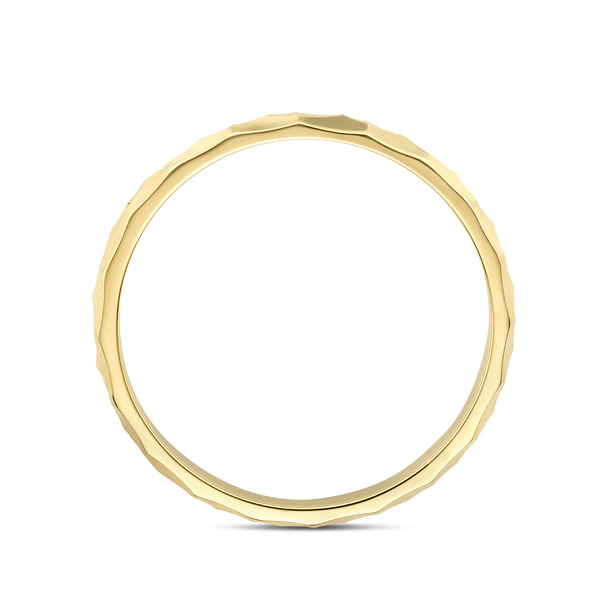 anillo engastado en oro amarillo de 14K