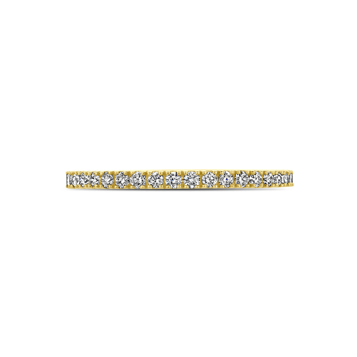 anillo diamante 0.20ct h si 14K oro amarillo