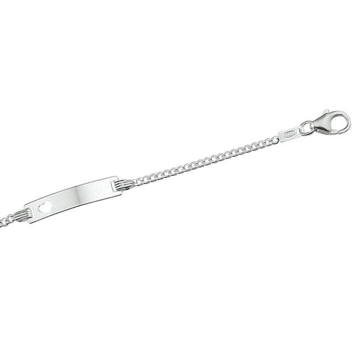 pulsera gourmet grabada placa 4,2 mm 9 - 11 cm