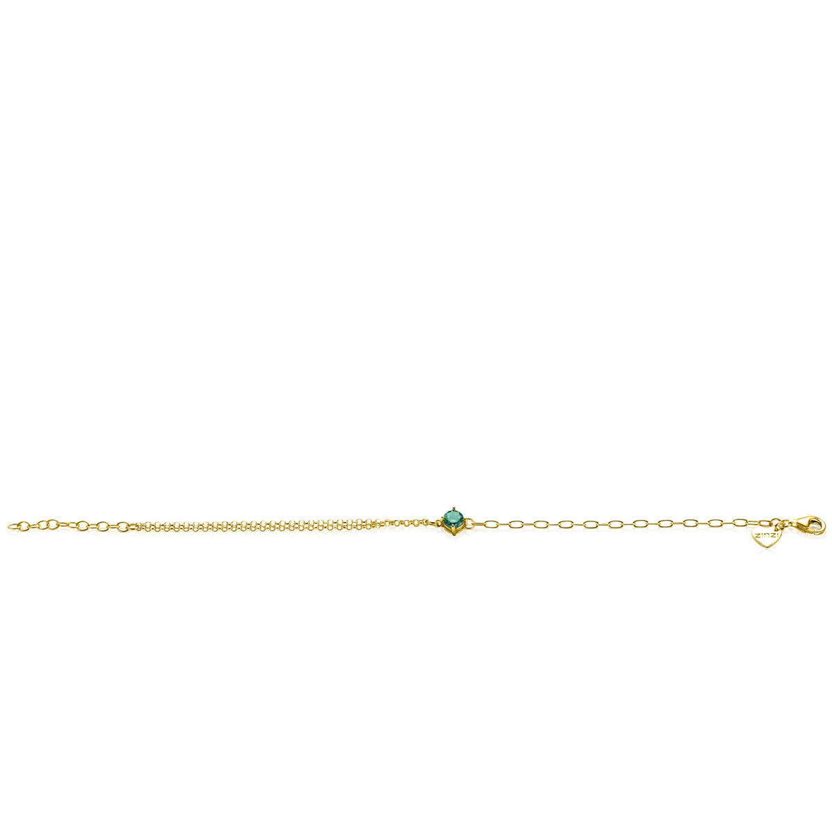 Pulsera de plata ZIA2660G 17-20cm
