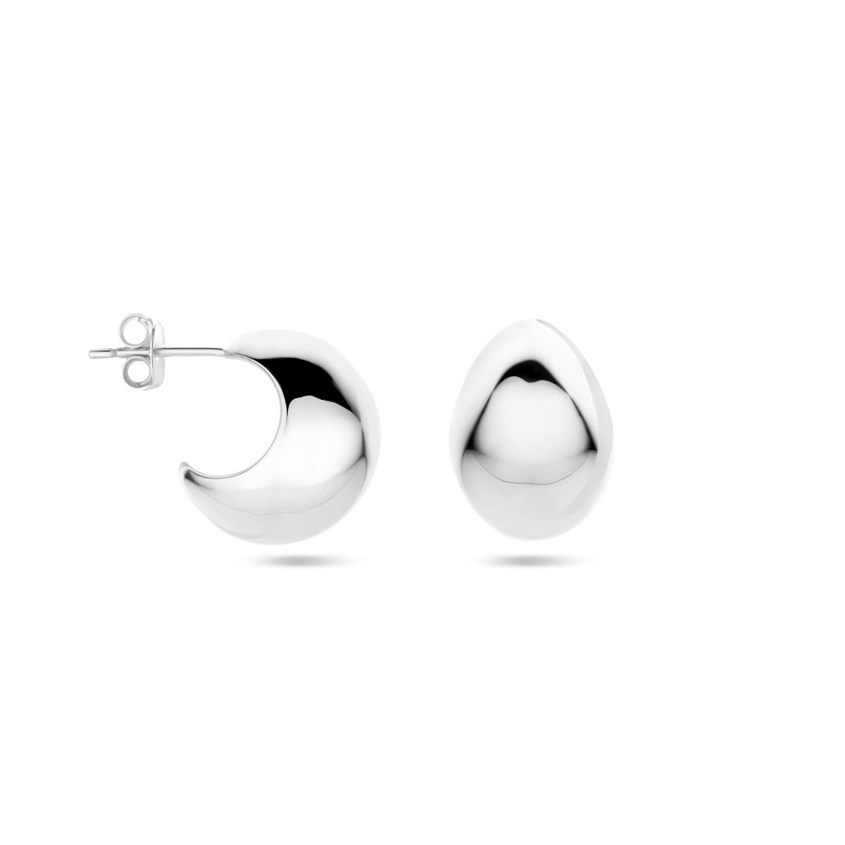 aros 17 mm plata rodiado