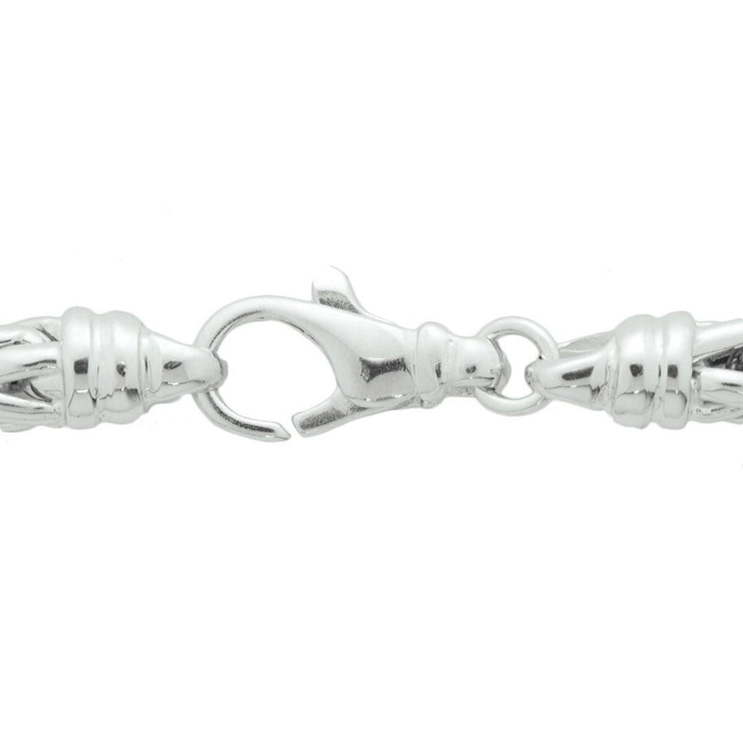 vossestaart 6,0 mm zilver gerhodineerd