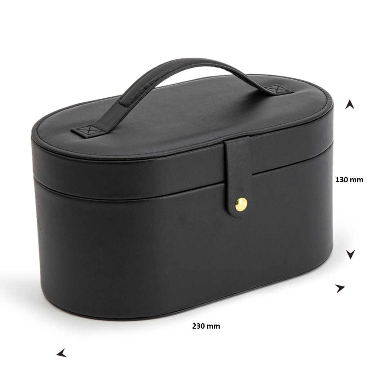 caja de joyas negra accesorios