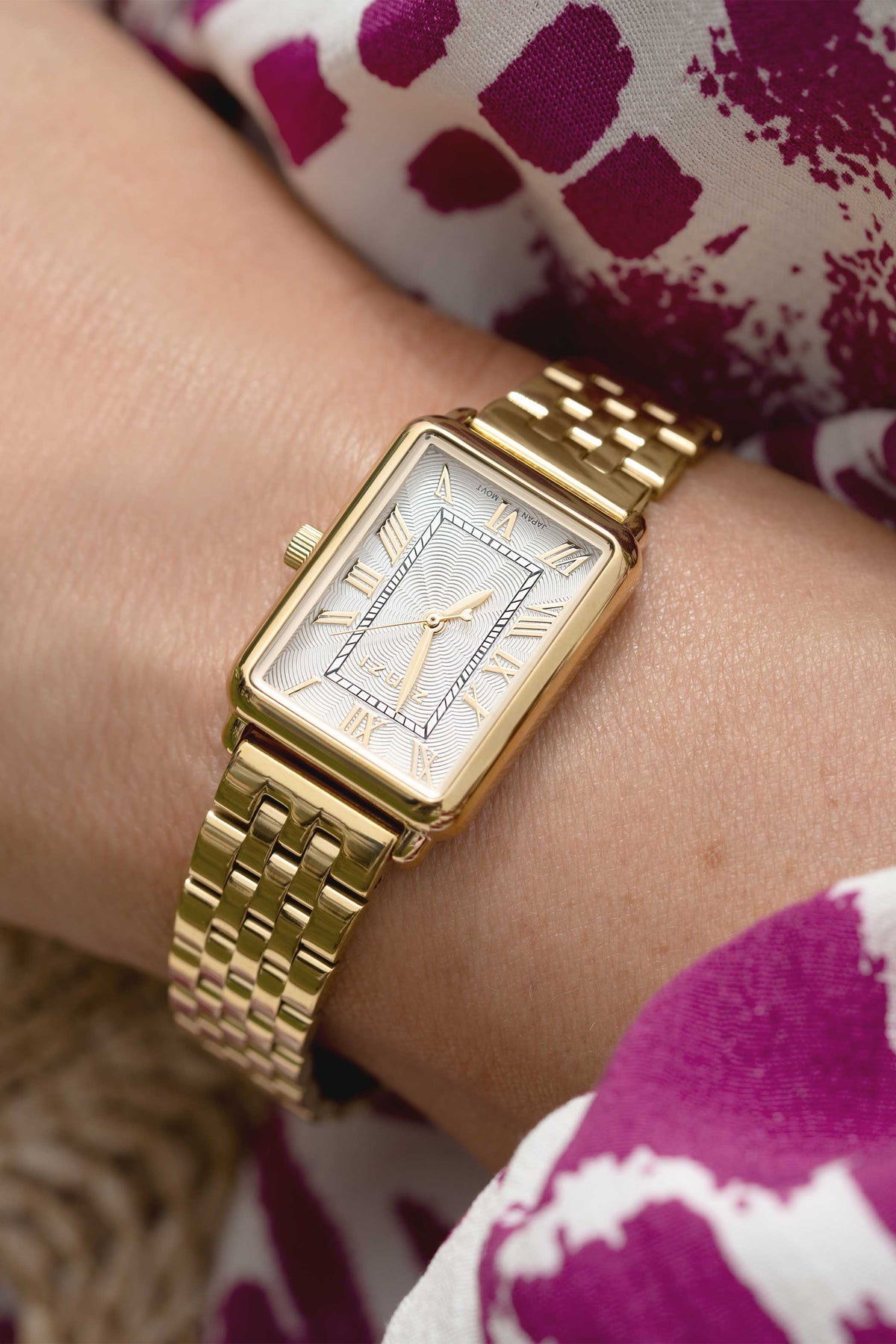 Reloj chapado en oro amarillo acero Ziw1907GB