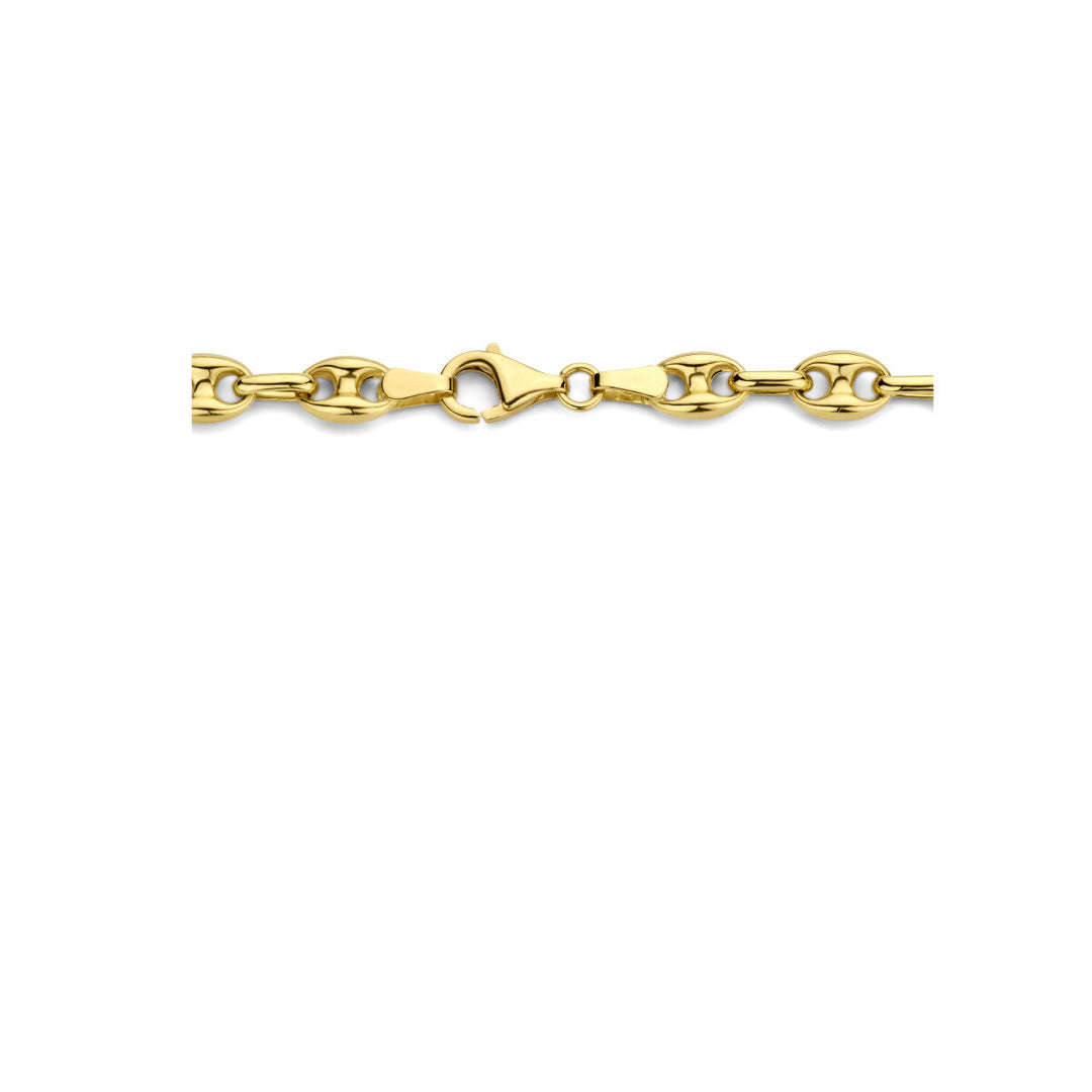 collar grano de café 5,8 mm 43 cm 14K oro amarillo