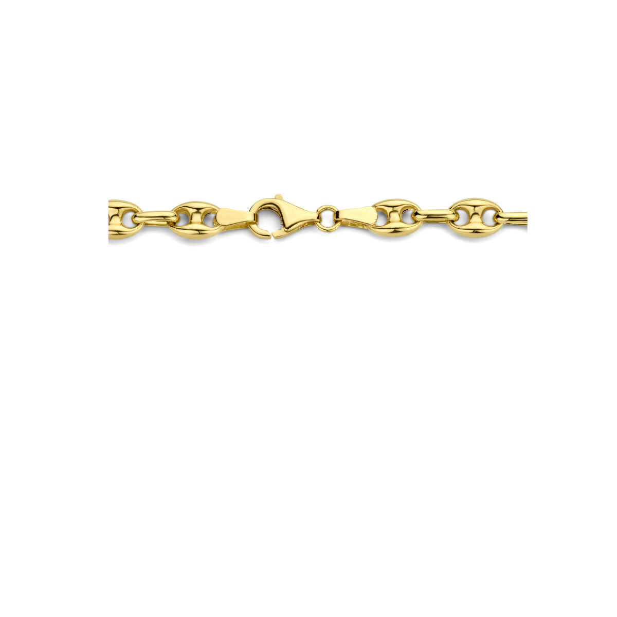 collar grano de café 5,8 mm 43 cm 14K oro amarillo