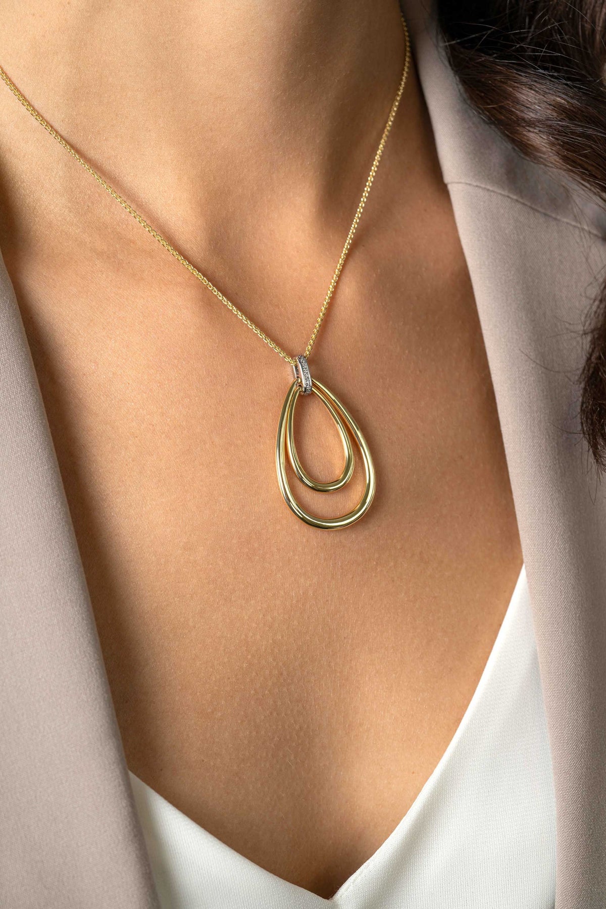 Collar chapado en oro Zic2489 Y