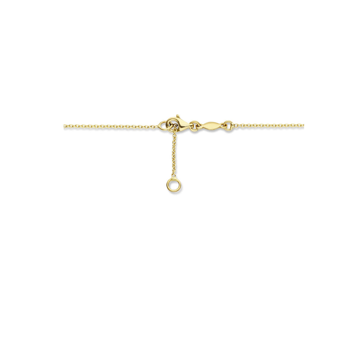 collar de barras 43 - 45 cm 1,3 mm 14K oro amarillo