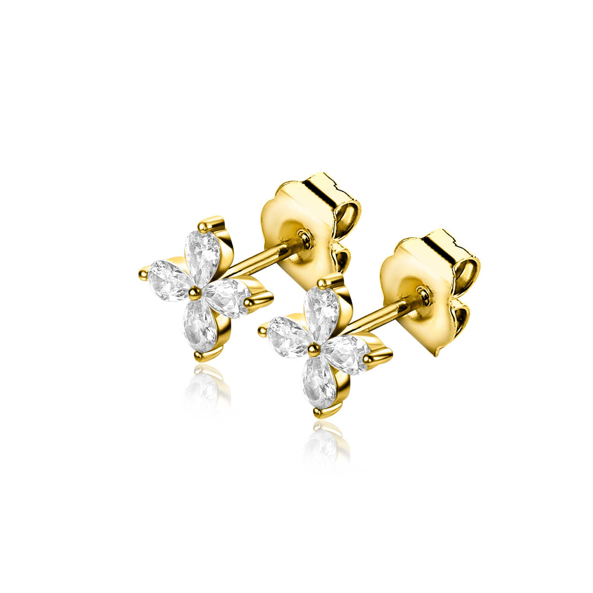 Zinzi pendientes chapado en oro zio2624