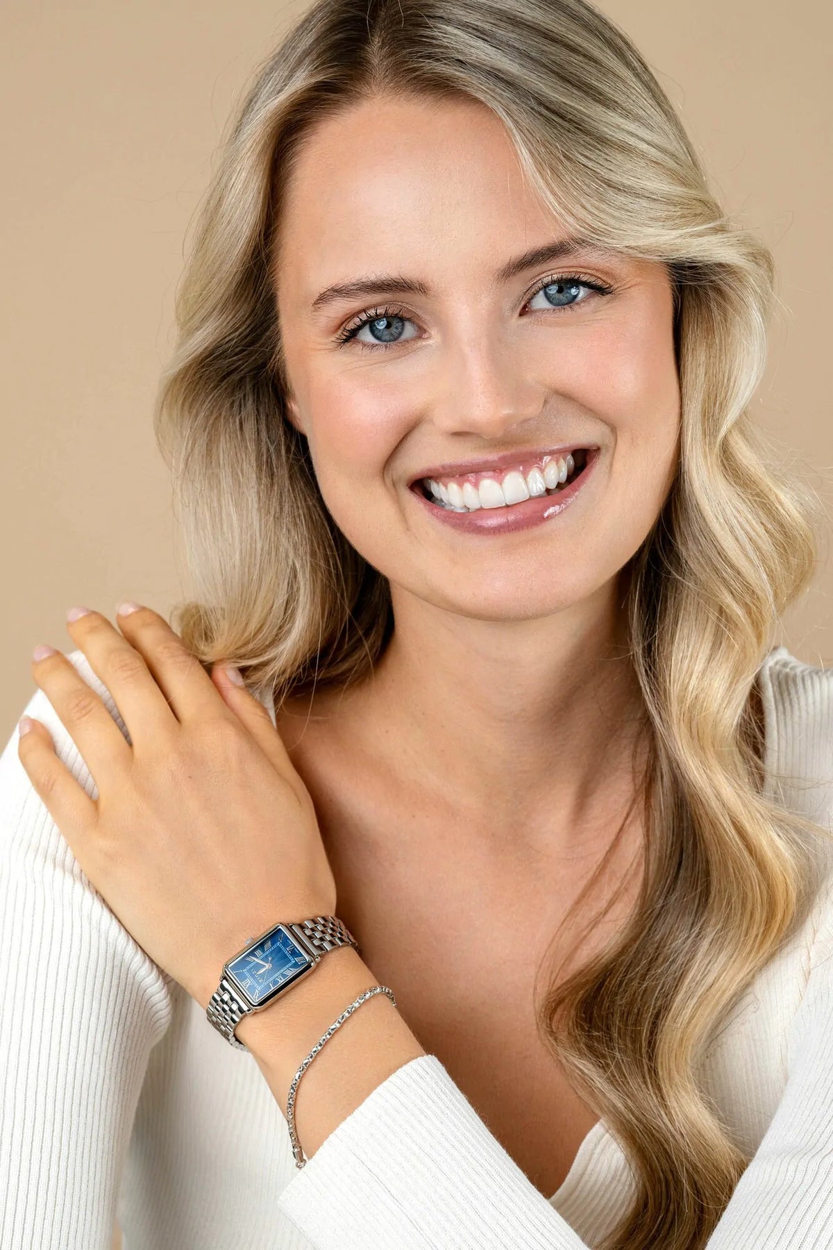 Reloj de mujer color plata acero Ziw1955