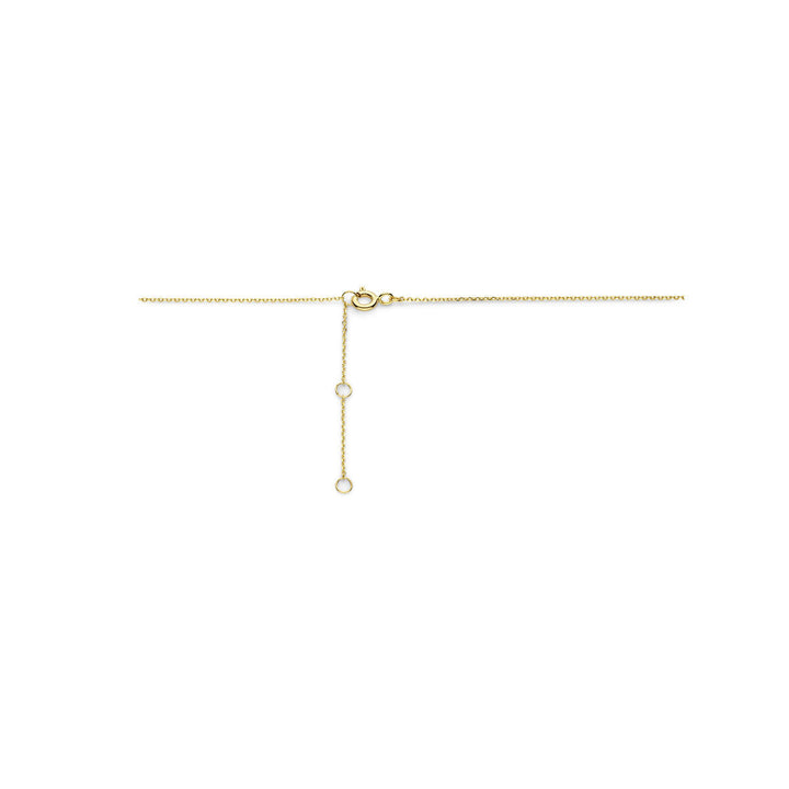 Gouden dames ketting parel 14K