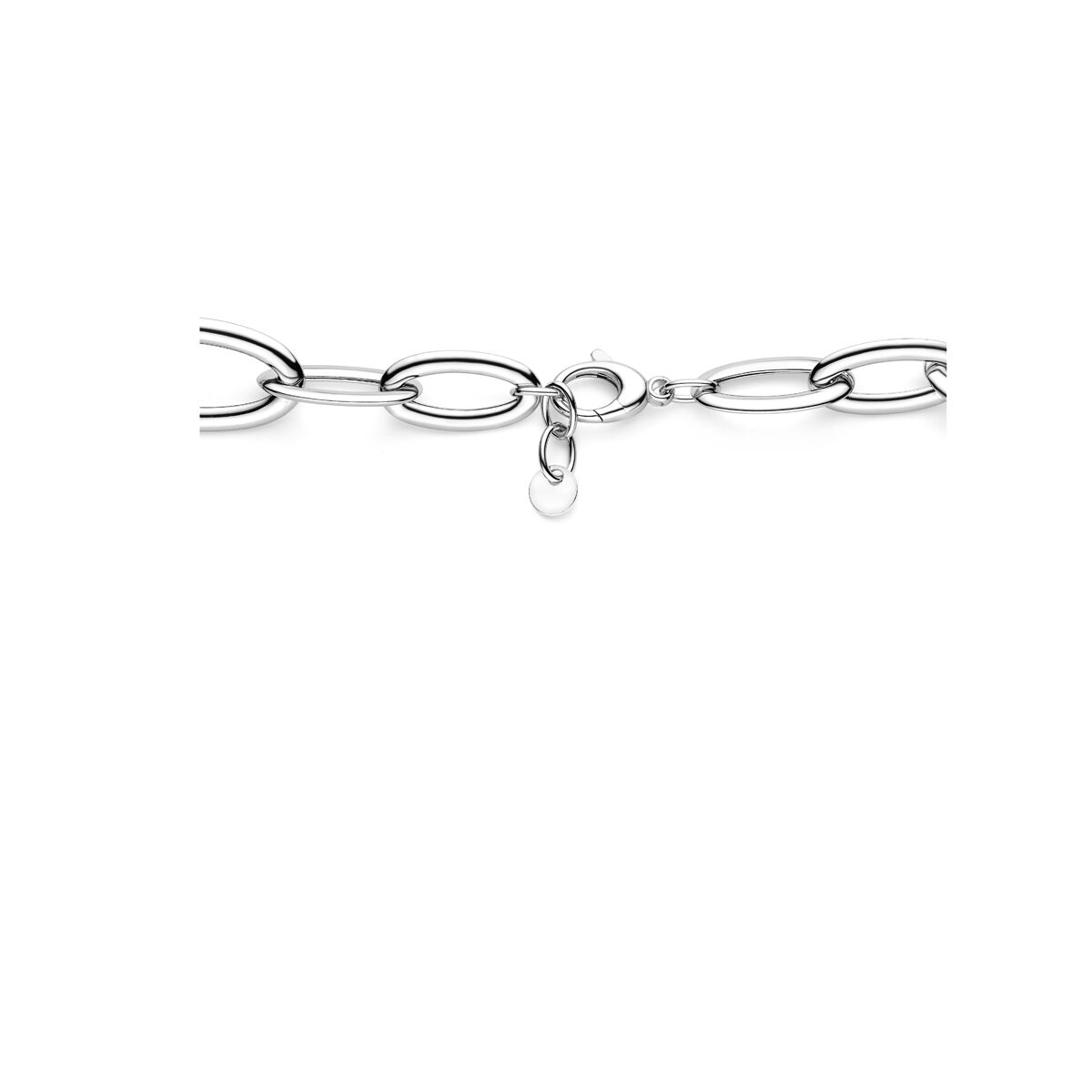 Collar de mujer en plata – rodiado en plata 925, 19 mm de ancho
