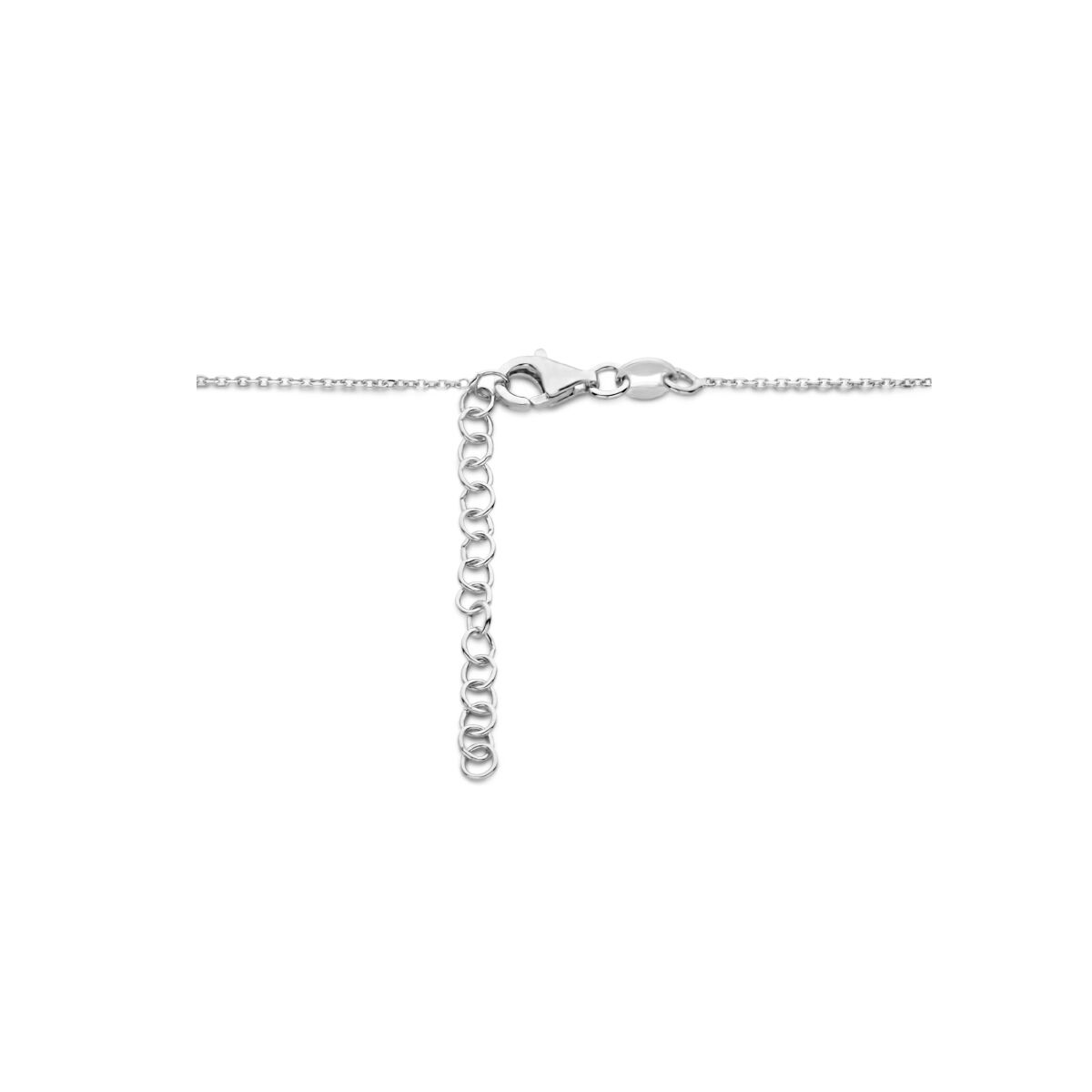 collar mano de Fátima 40 + 4 cm plata rodiada
