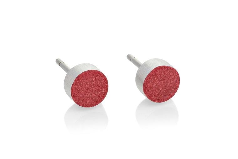 Oorsteker Klein rond Rood O36R