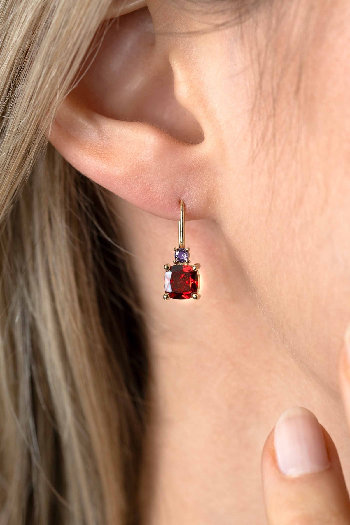 Zinzi Pendientes Chapado en Oro Zio2563H