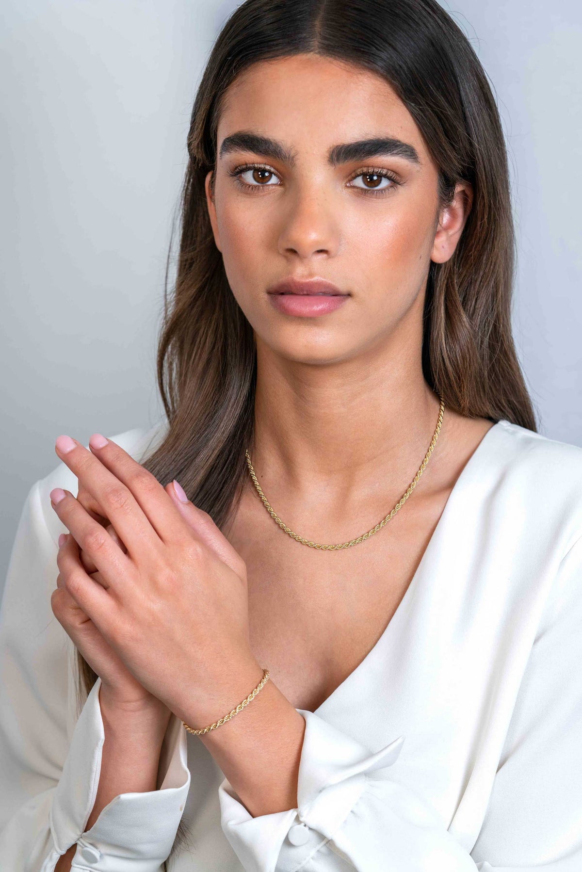 Pulsera chapada en oro Zia2386 G