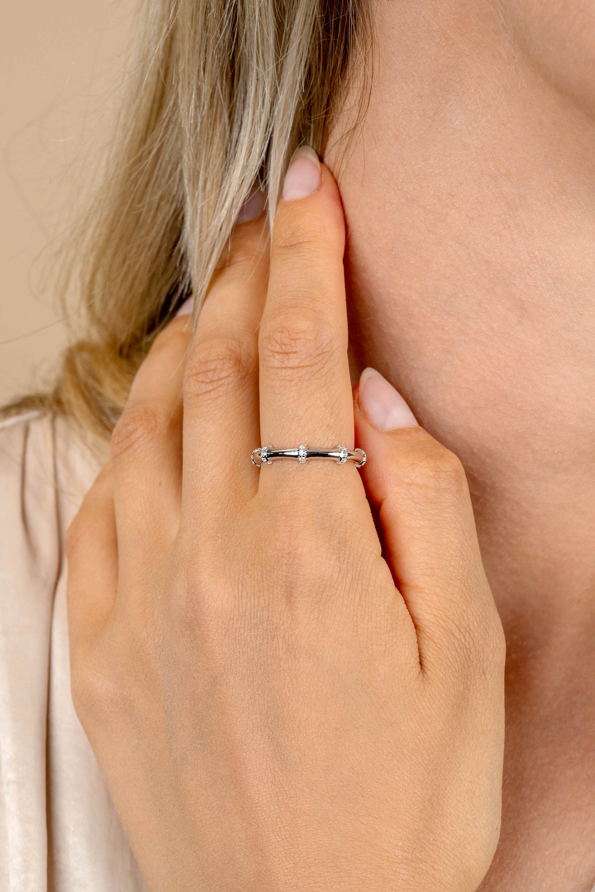 Anillo Zinzi Plata ZIR2687