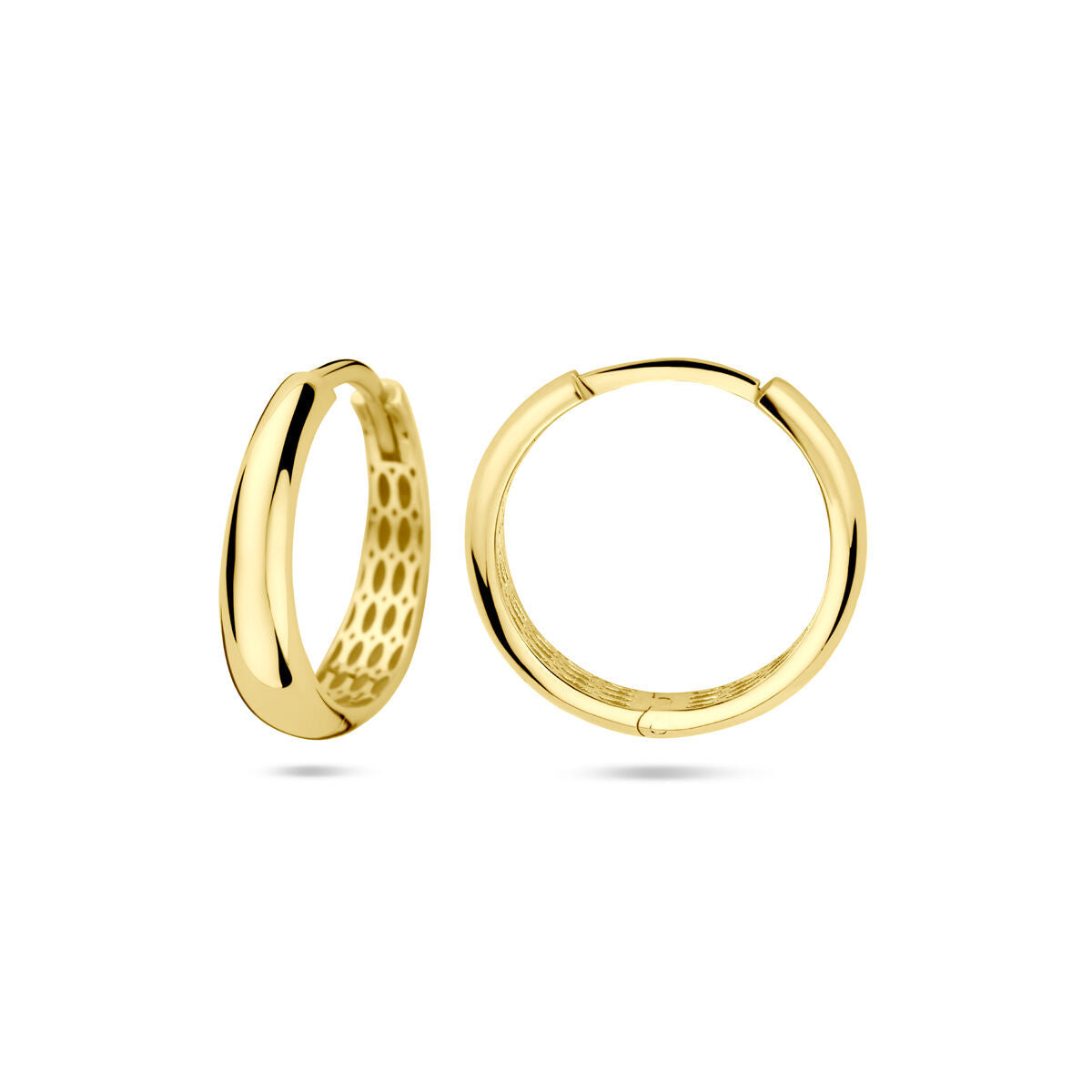 aros 18 mm 14K oro amarillo