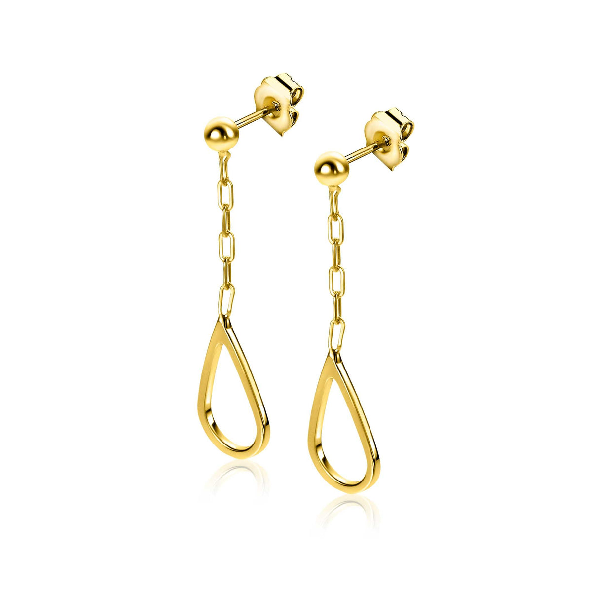 Zinzi Pendientes Plata chapado en oro ZIO2634