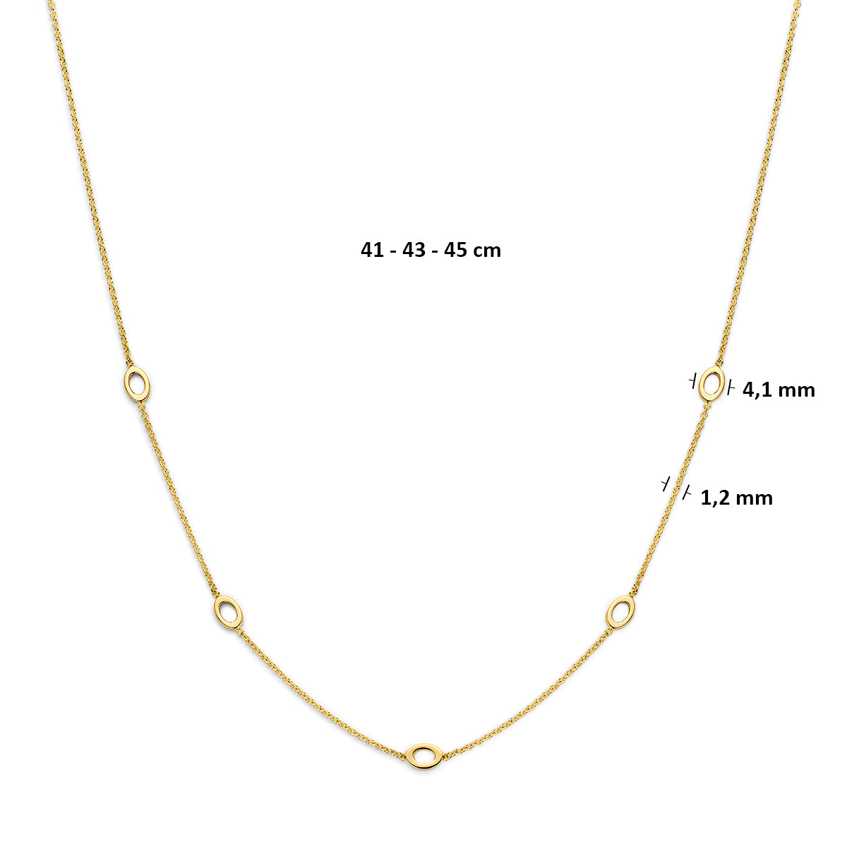 9k collier 9K geel