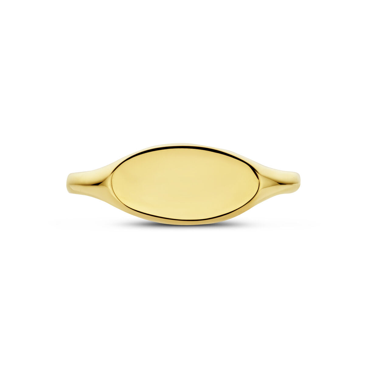 anillo de grabado 14K oro amarillo