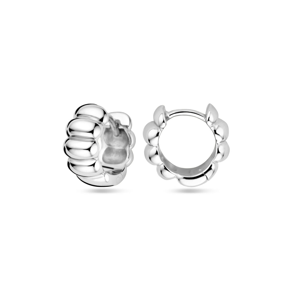 aros 11,5 mm de plata rodiado