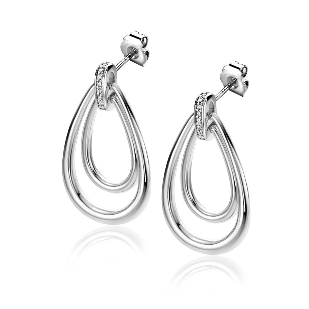 Zinzi Oorbellen Zilver Zio2489