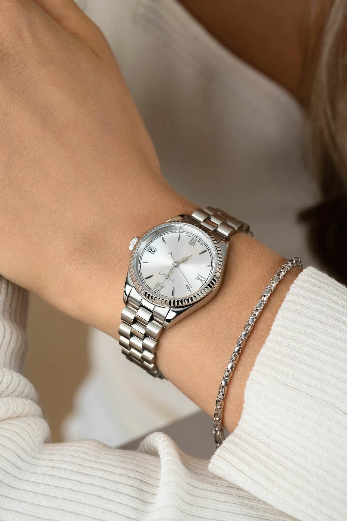 Reloj de mujer color plata acero ZIW2202