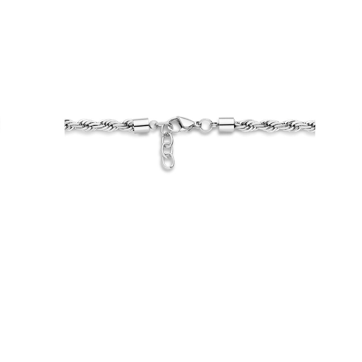 collar cordón 5,7 mm 43 + 3 cm acero inoxidable