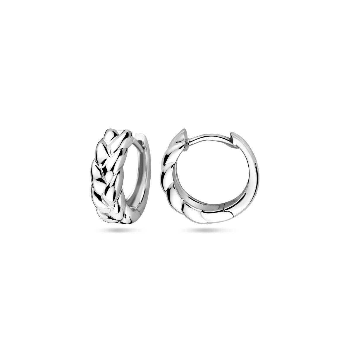 aros 12,5 mm plata rodiado
